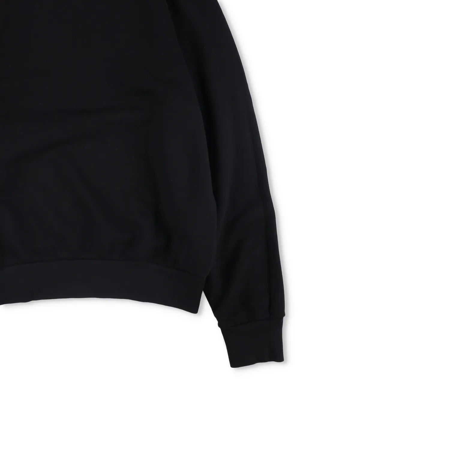 LES TIEN Mens Sweatshirt Crew Neck Cotton Pullover Black Long Sleeve M RRP 260 — View 4