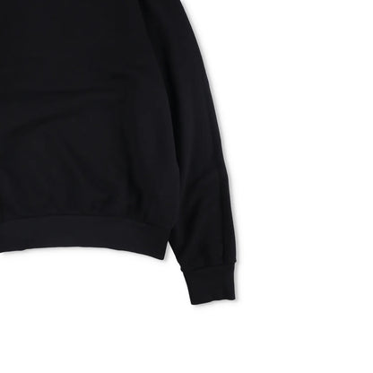 LES TIEN Mens Sweatshirt Crew Neck Cotton Pullover Black Long Sleeve M RRP 260 — View 4