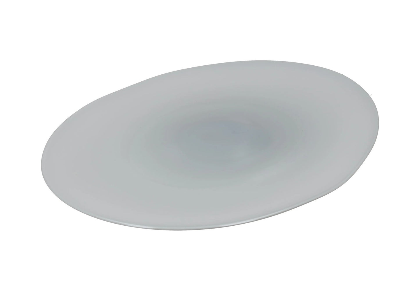 Helle Mardahl Bon Bon Plate Glass White Blue Smooth Round One Size RRP 235 — View 2
