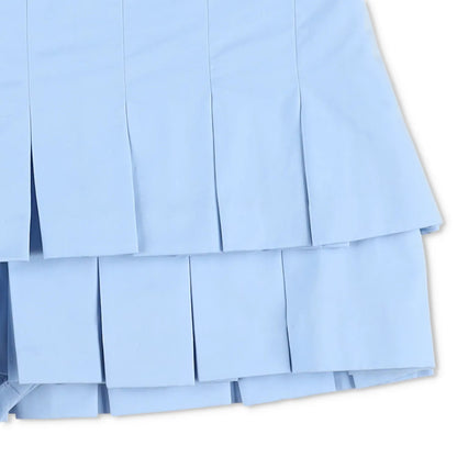 SINEAD O'DWYER Womens Mini Skirt Ra-Ra Culottes Blue Mid Rise Short 10 RRP 660 — View 4