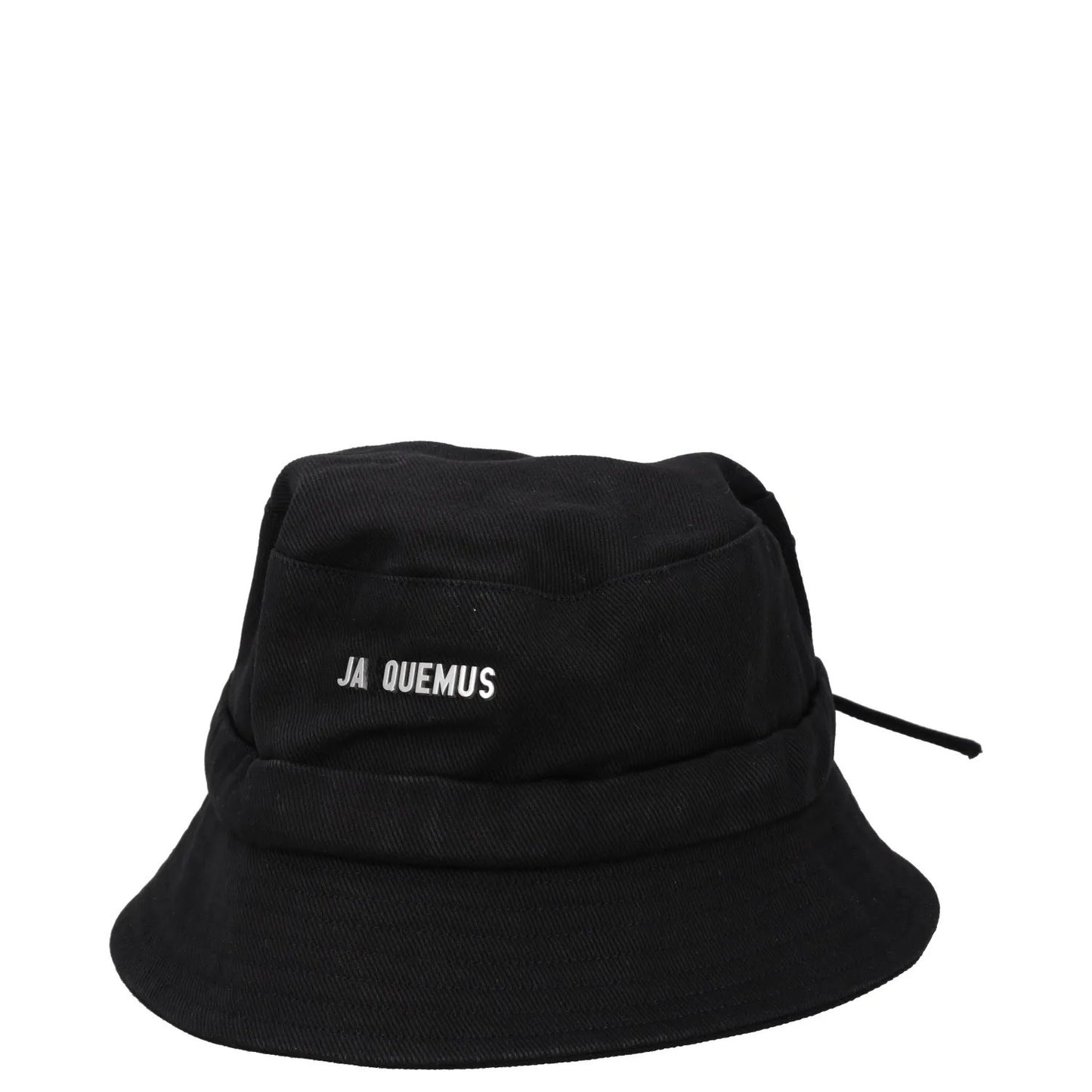 JACQUEMUS Womens Le Bob Gadjo Bucket Hat Black Cotton Logo Size 58 RRP 100 — View 2