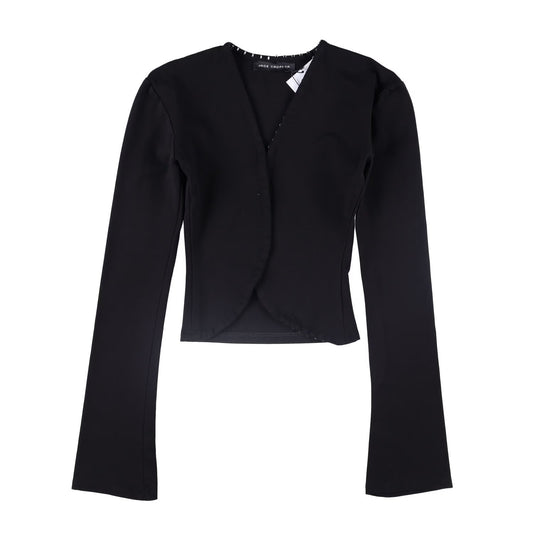 JADE CROPPER Womens Next Gen Long Sleeve Cardigan Black Size XS - S RRP 440