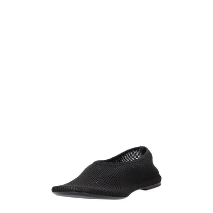KHAITE Womens Marcy Mesh Ballet Flats Black Almond Toe Slip On UK 7 RRP 620 — View 3