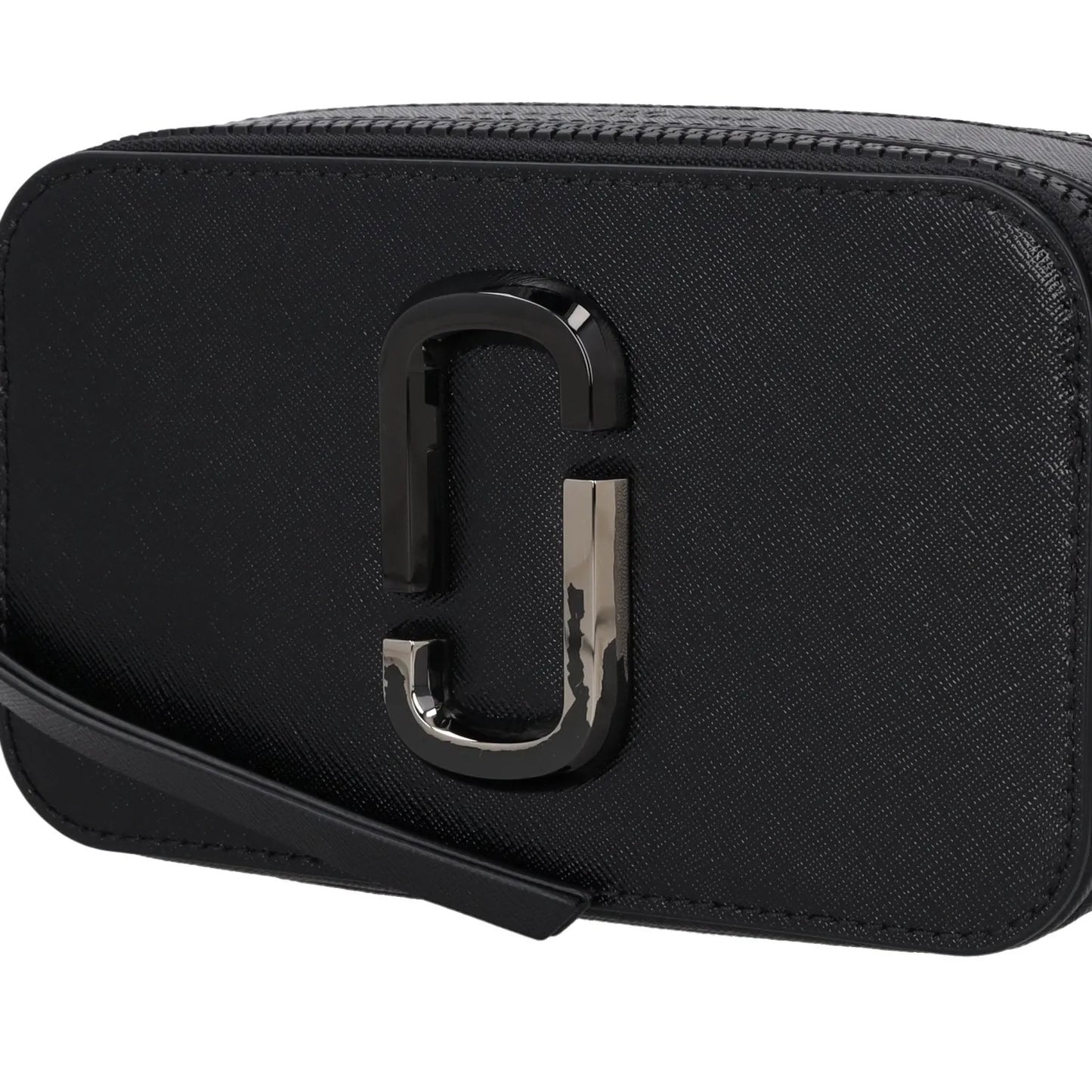 MARC JACOBS Womens Crossbody Handbag Black Leather Zip Closure M RRP 350 — View 11