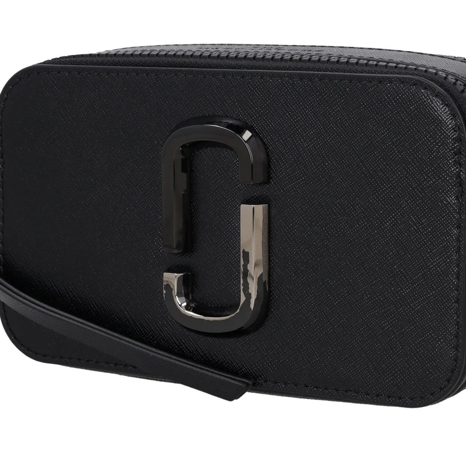 MARC JACOBS Womens Crossbody Handbag Black Leather Zip Closure M RRP 350 — View 11