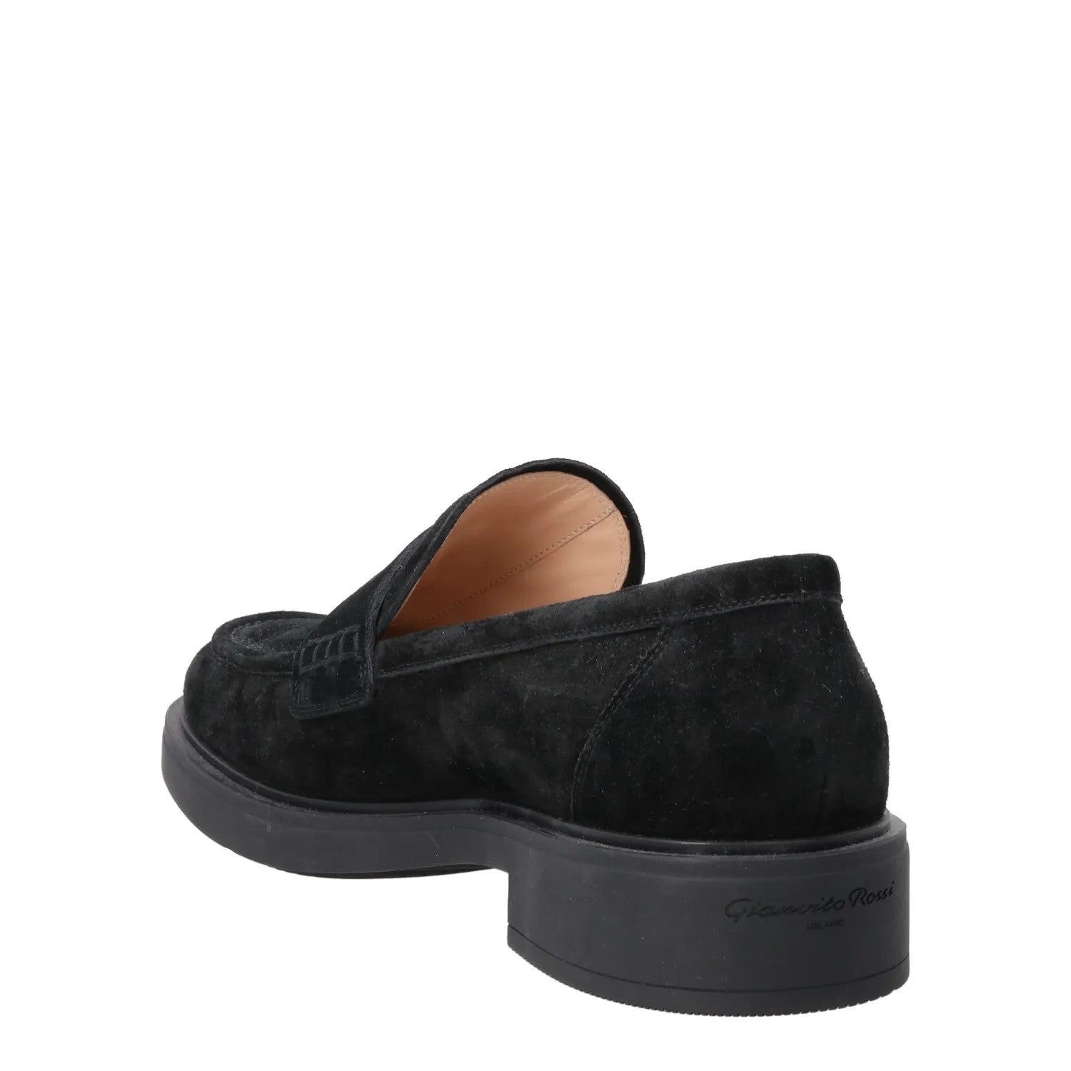 GIANVITO ROSSI Womens Harris Velour Velvet Casual Loafers Black EU 36 RRP 710 — View 5