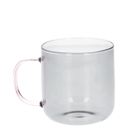 HAY single unit 300ml Mugs Multicoloured Handle Tea Glass Round OS RRP 45 — View 2