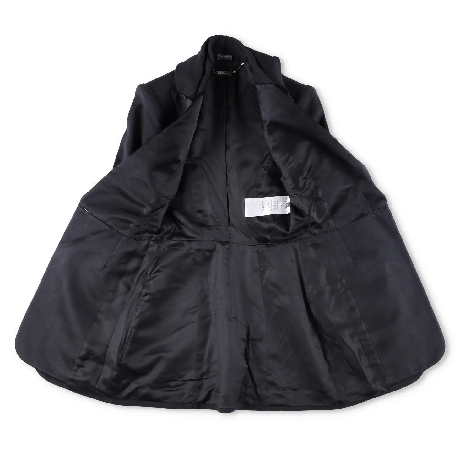 ALEXANDER MCQUEEN Womens Formal Blazer Black Cotton Blend Mid Length 38 RRP 700 — View 11