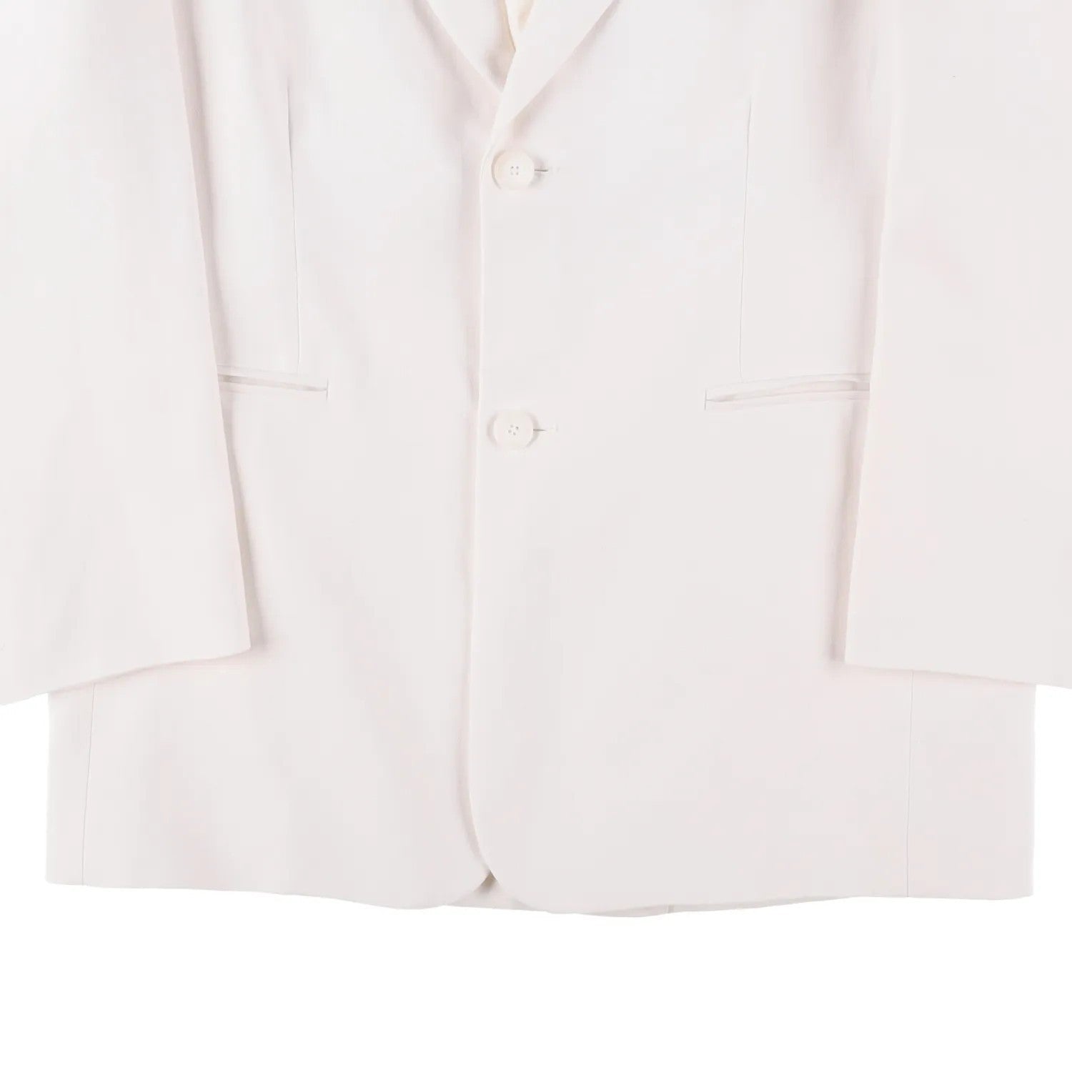 FRANKIE SHOP Womens Aiden Single Breasted Blazer Linen White Size S RRP 350 — View 3