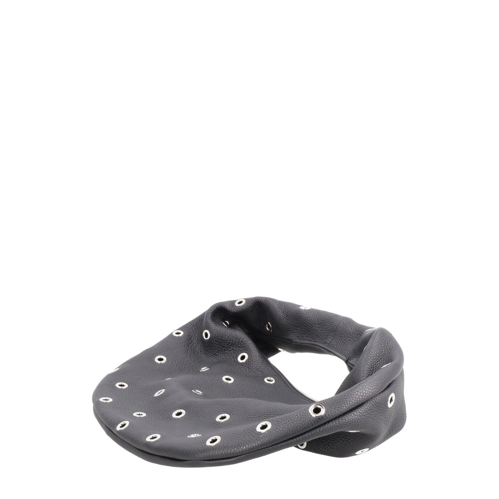 KHAITE Womens Olivia Studded Hobo Medium Shoulder Bag Black Printed OS RRP 1795 — View 2