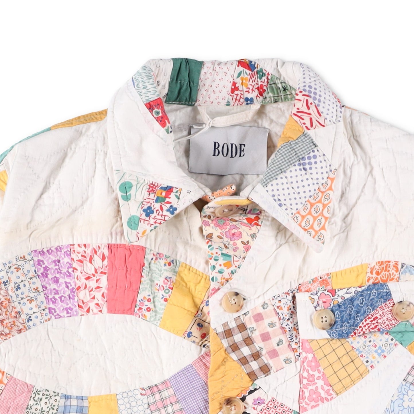 BODE 2019 Rare Patchwork Upcycled Multi Workwear Jacket Size M/L RRP1500 — View 8