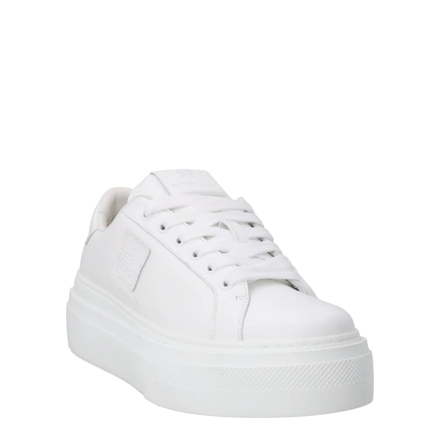 GIVENCHY Womens City Lace-Up Sneakers Leather Low Tops White  UK 5 RRP 625 — View 2