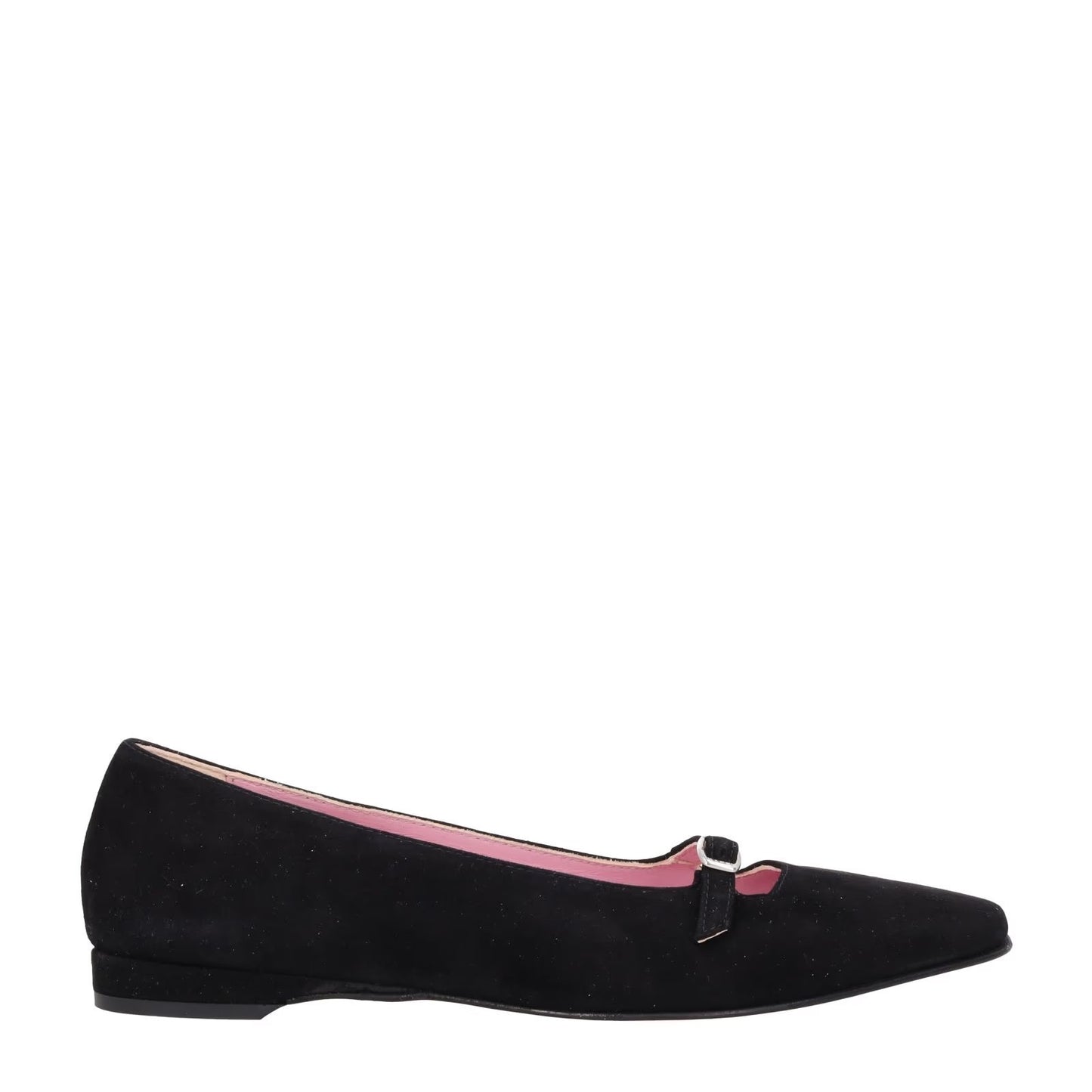 CAREL PARIS Womens Emilie 24 Ballet Flats Black Suede Leather Bow EU 36.5 RRP350