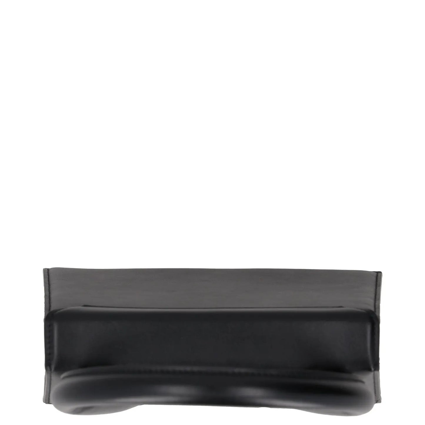 JACQUEMUS Womens Top Handle Bag Black Leather Flap Closure Gold Logo OS RRP 640 — View 7