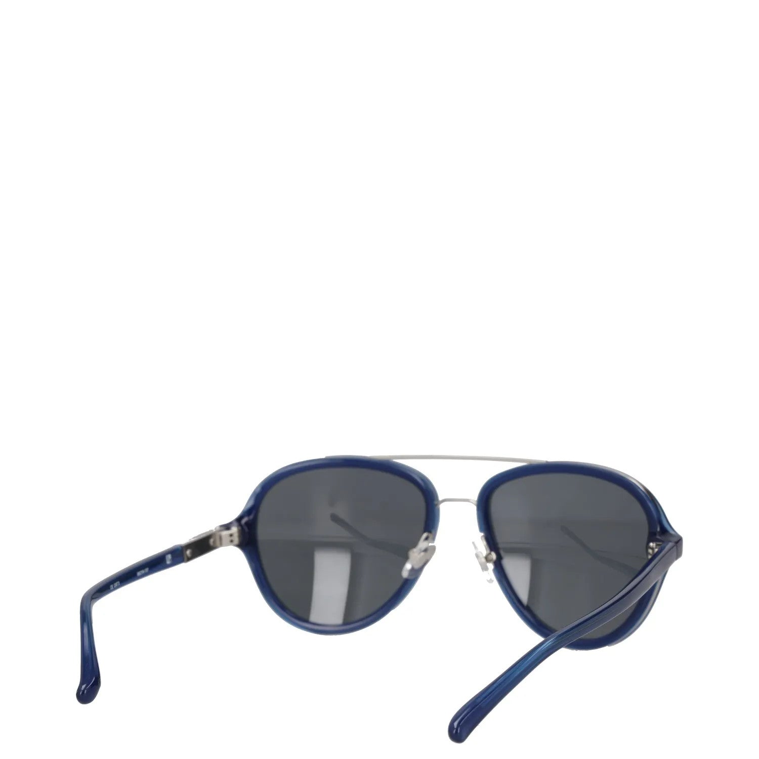 PHILLIP LIM X LINDA FARROW Mens Pilot Sunglasses Blue Acrylic Tinted OS RRP 245 — View 5