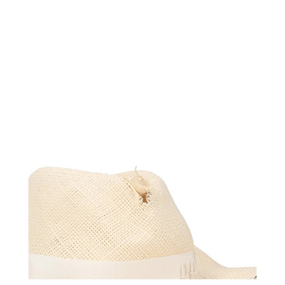 RUSLAN BAGINSKIY Womens Double Chain Strap Fedora Hat White Size M RRP 300 — View 8