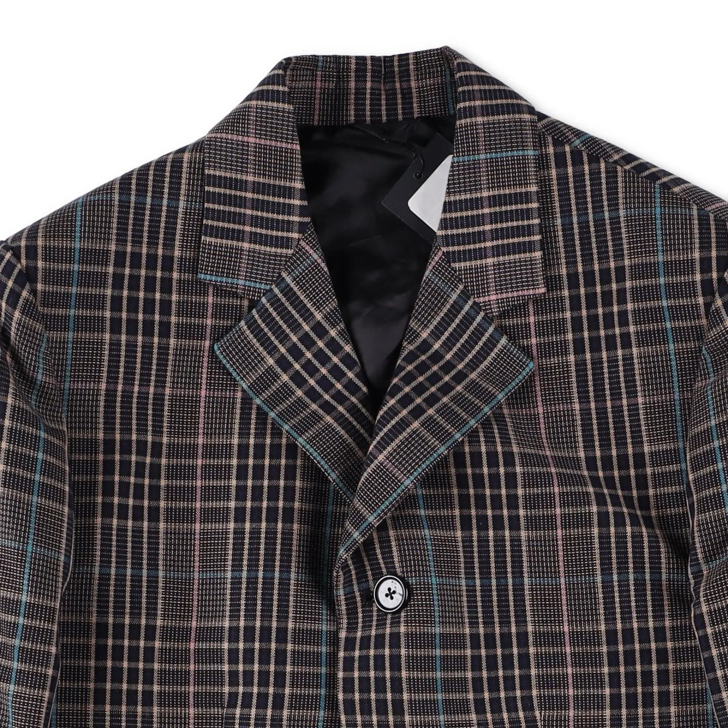 RAF SIMONS Mens Plaid Cotton Blend Jacket Multicoloured Casual RRP 750 — View 6
