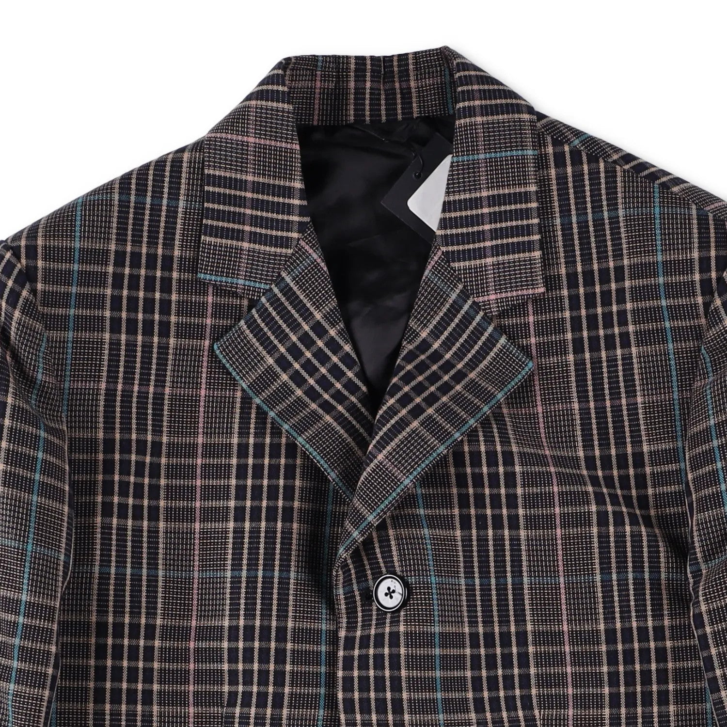 RAF SIMONS Mens Plaid Cotton Blend Jacket Multicoloured Casual RRP 750 — View 6