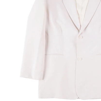 FRANKIE SHOP Womens Aiden Single Breasted Blazer Linen White Size S RRP 350 — View 4