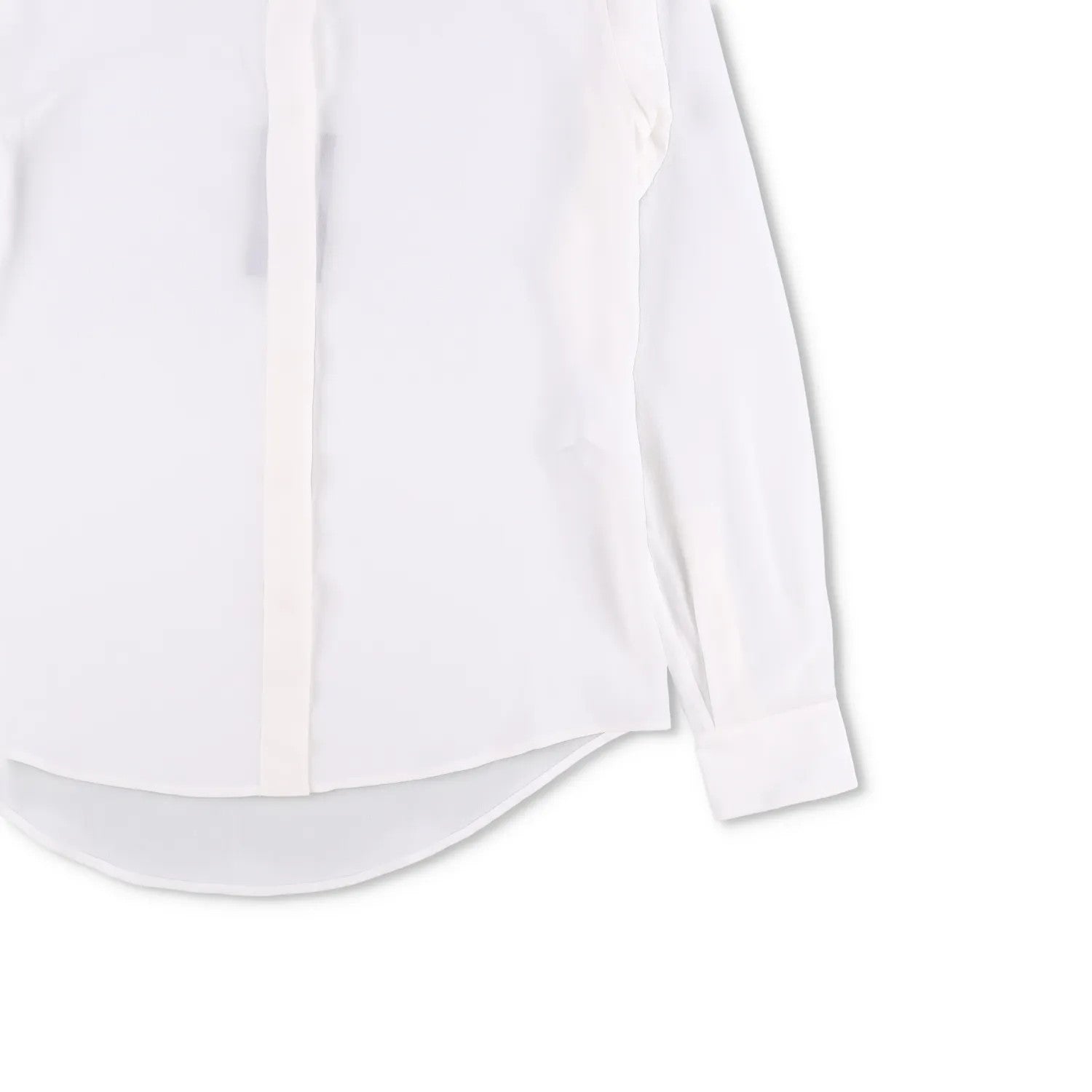 SAINT LAURENT Womens Blouse Long Sleeve Relaxed Fit White Size 36 RRP 660 — View 4