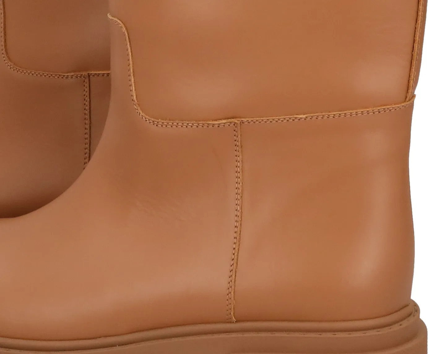 GIA COUTURE X Pernille Women Tubular Combat Leather Boot Knee Chunky UK5 RRP480 — View 9