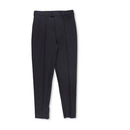 PRADA Men Tapered Trousers Black Dress Pant Pleated Tapered Flat Front 48 RRP950