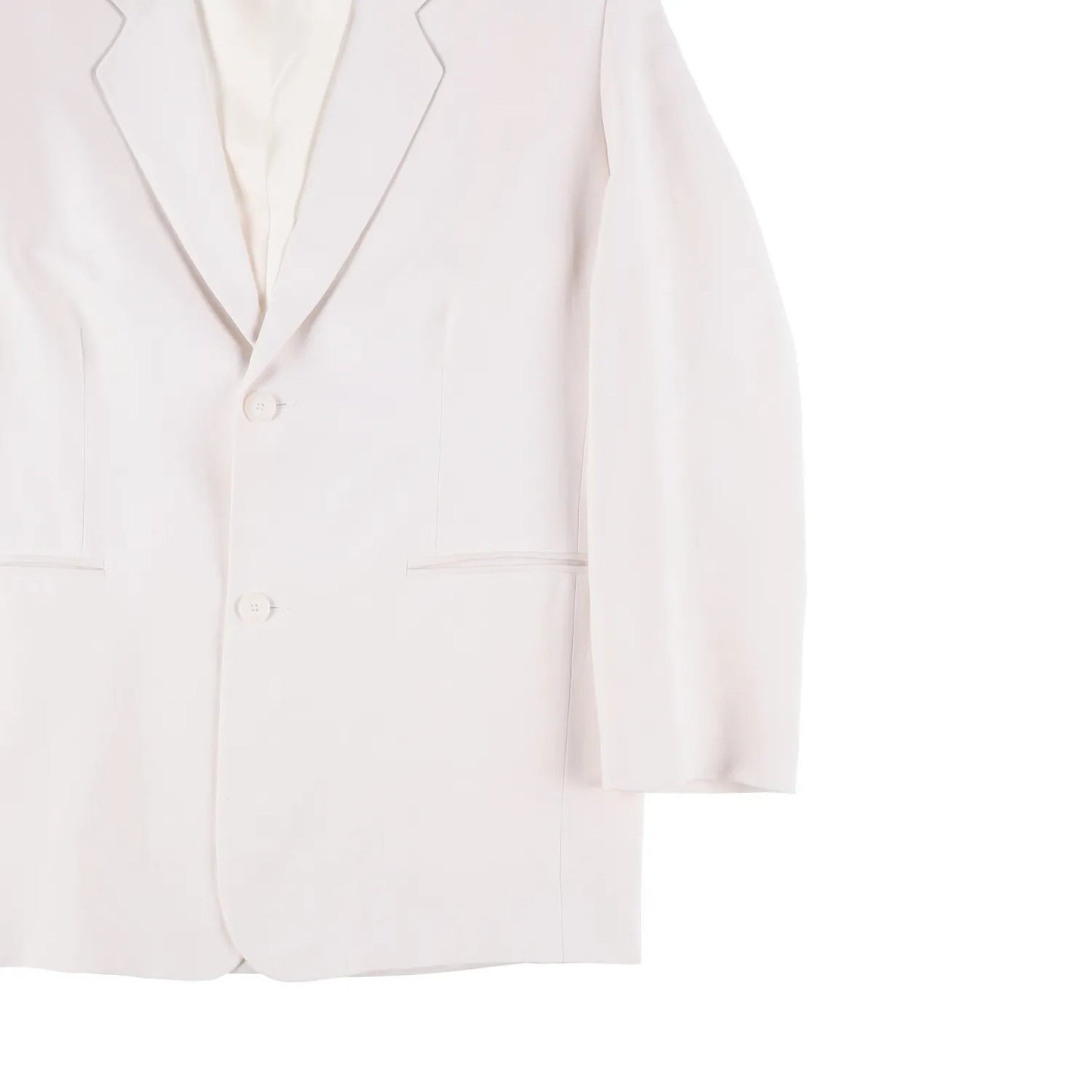 FRANKIE SHOP Womens Aiden Single Breasted Blazer Linen White Size S RRP 350 — View 5