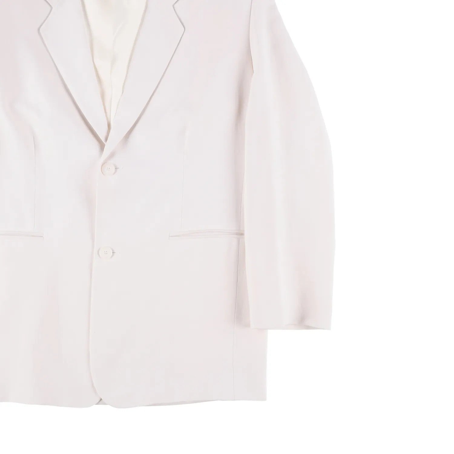 FRANKIE SHOP Womens Aiden Single Breasted Blazer Linen White Size S RRP 350 — View 5