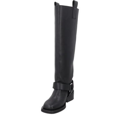 GANNI Womens Tubular High Black Knee High Bootie Synthetic Casual UK 3 RRP 725 — View 3