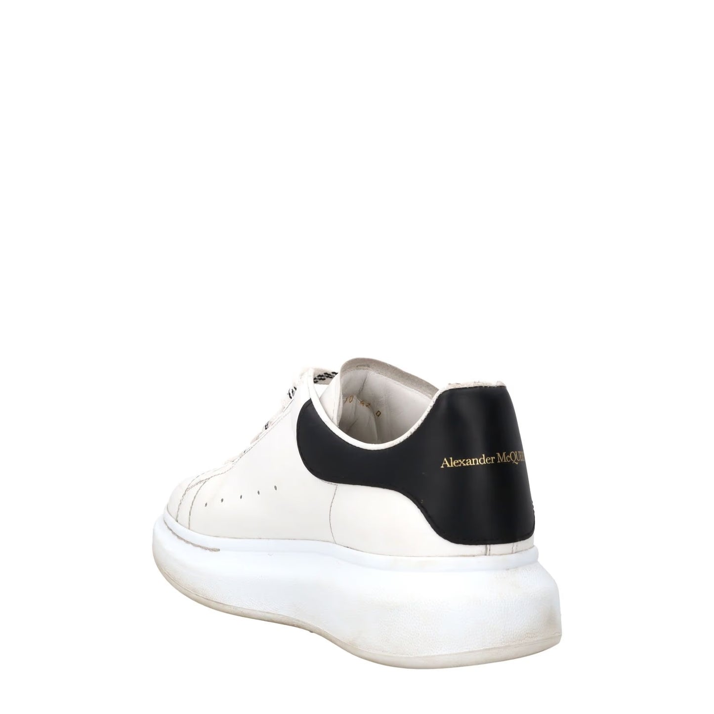 ALEXANDER MCQUEEN Mens Chunky Sneakers White Black Low Top Lace Up EU 42 RRP 450 — View 5