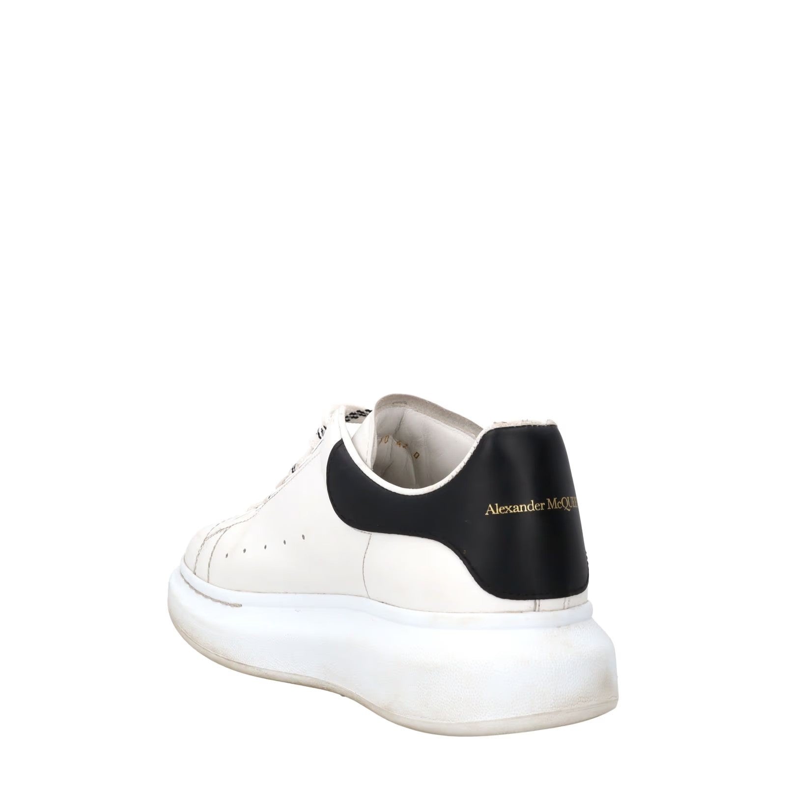 ALEXANDER MCQUEEN Mens Chunky Sneakers White Black Low Top Lace Up EU 42 RRP 450 — View 5