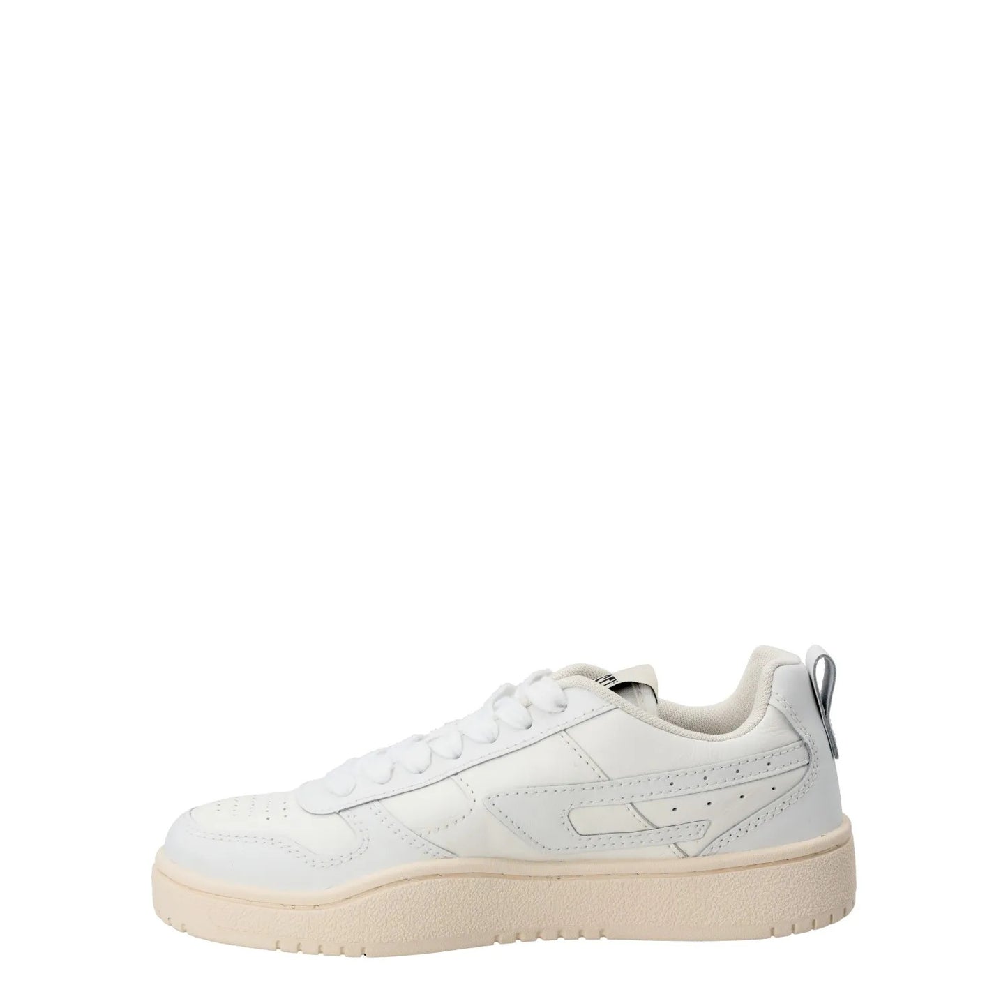 DIESEL Womens S-Ukiyo V2 Low Sneaker Leather Low Tops White EU 37 RRP 195 — View 5