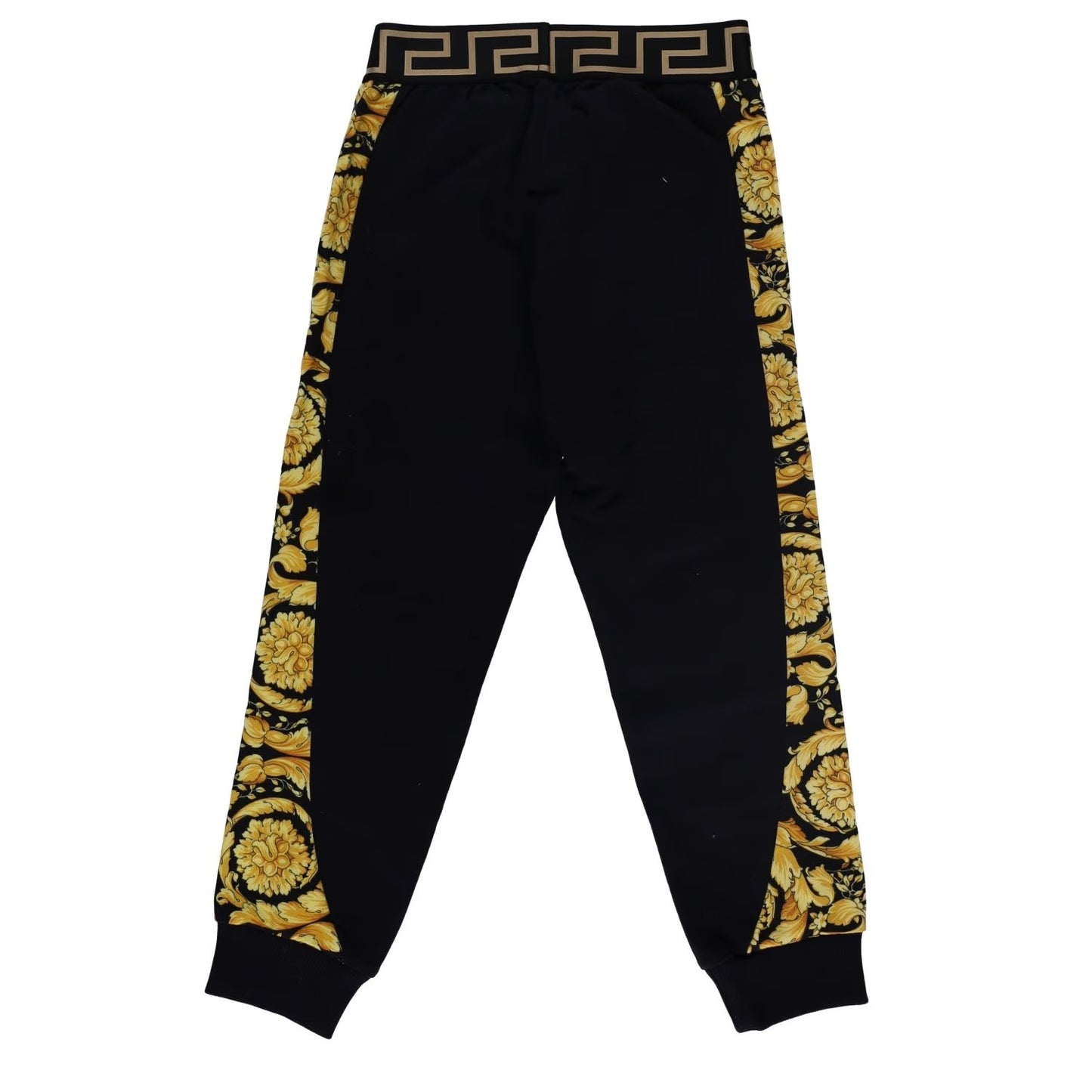 VERSACE KIDS Unisex Kids Fleece  Barocco Logo Print Track Pants 6 YRS RRP 225 — View 6