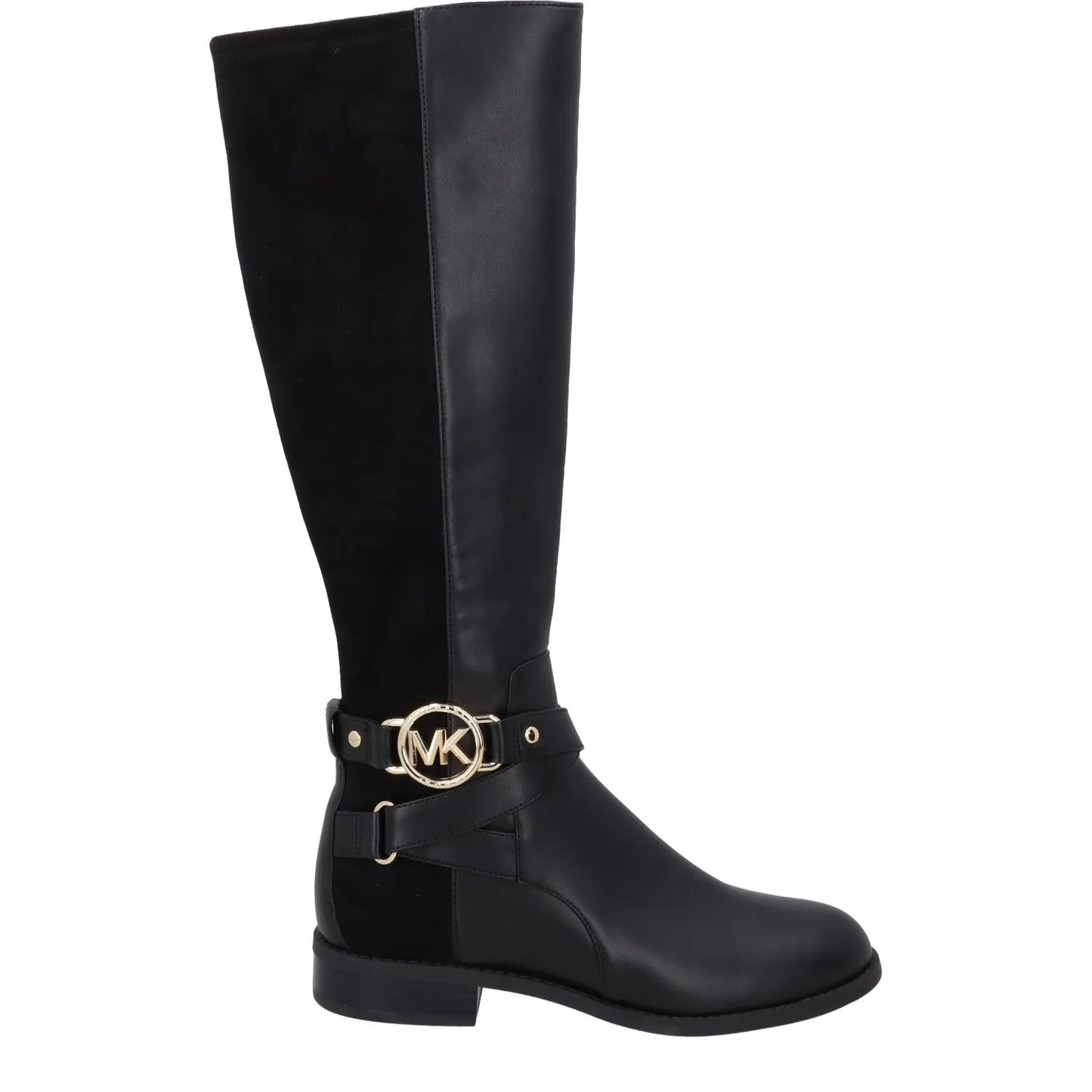 MICHAEL KORS Womens Rory Boots Black Comfort Zip Flat Heel Size UK 4 RRP 345