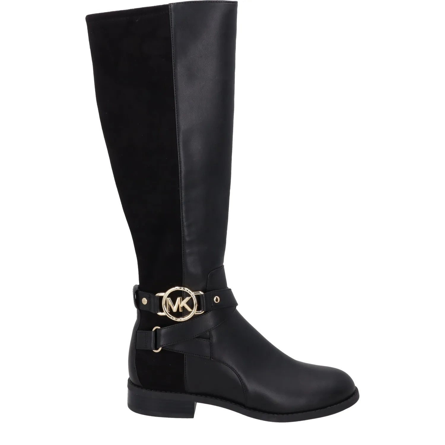 MICHAEL KORS Womens Rory Boots Black Comfort Zip Flat Heel Size UK 4 RRP 345
