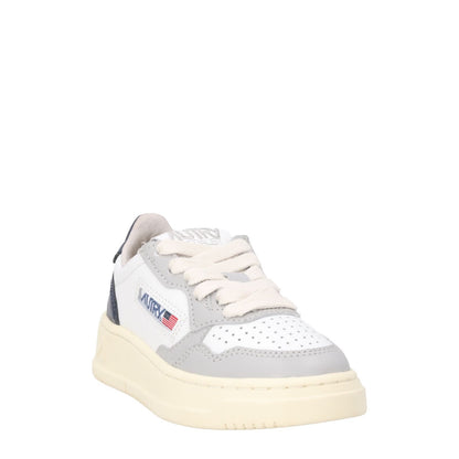 AUTRY Unisex Kids Medalist Trainers Leather Low Top White Comb EU 26 RRP 165 — View 2
