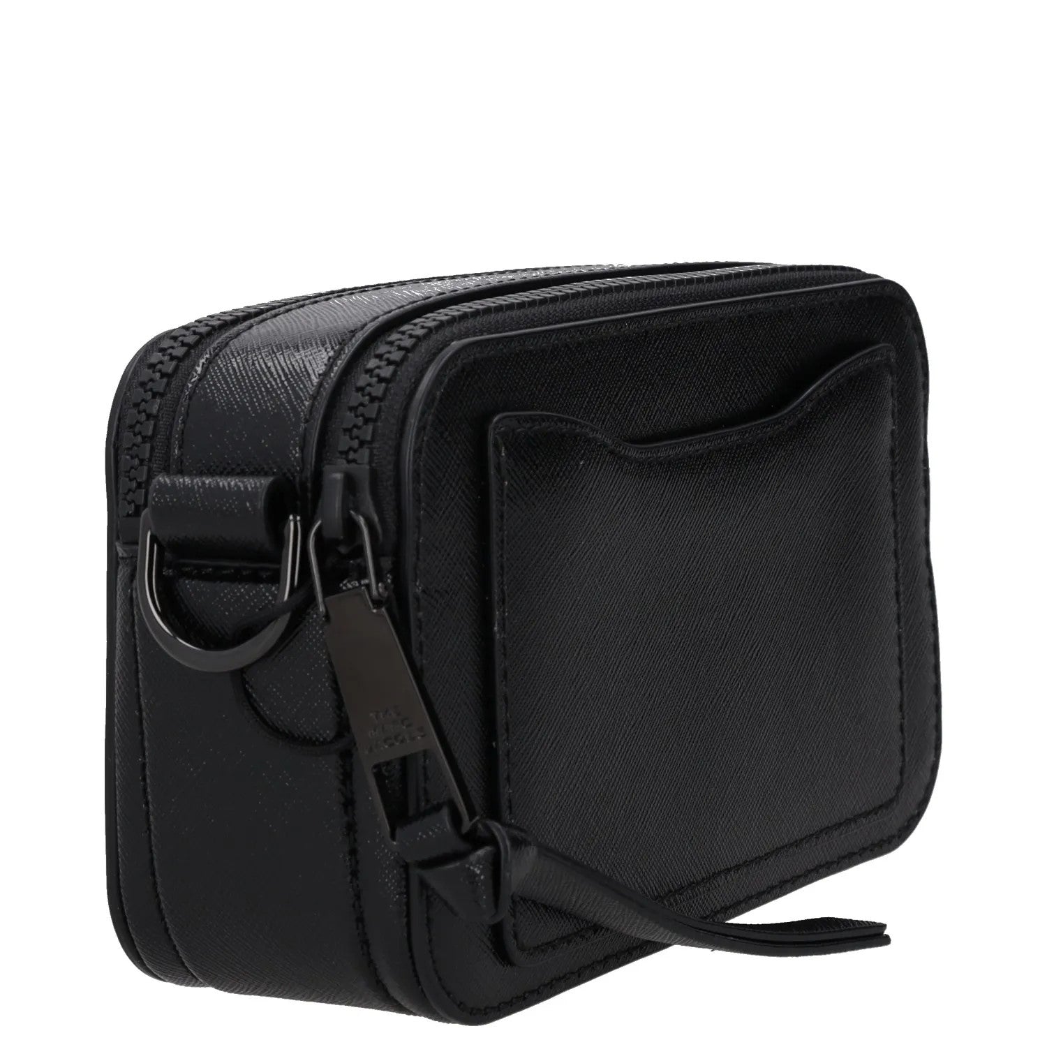 MARC JACOBS Womens Crossbody Handbag Black Leather Zip Closure M RRP 350 — View 3