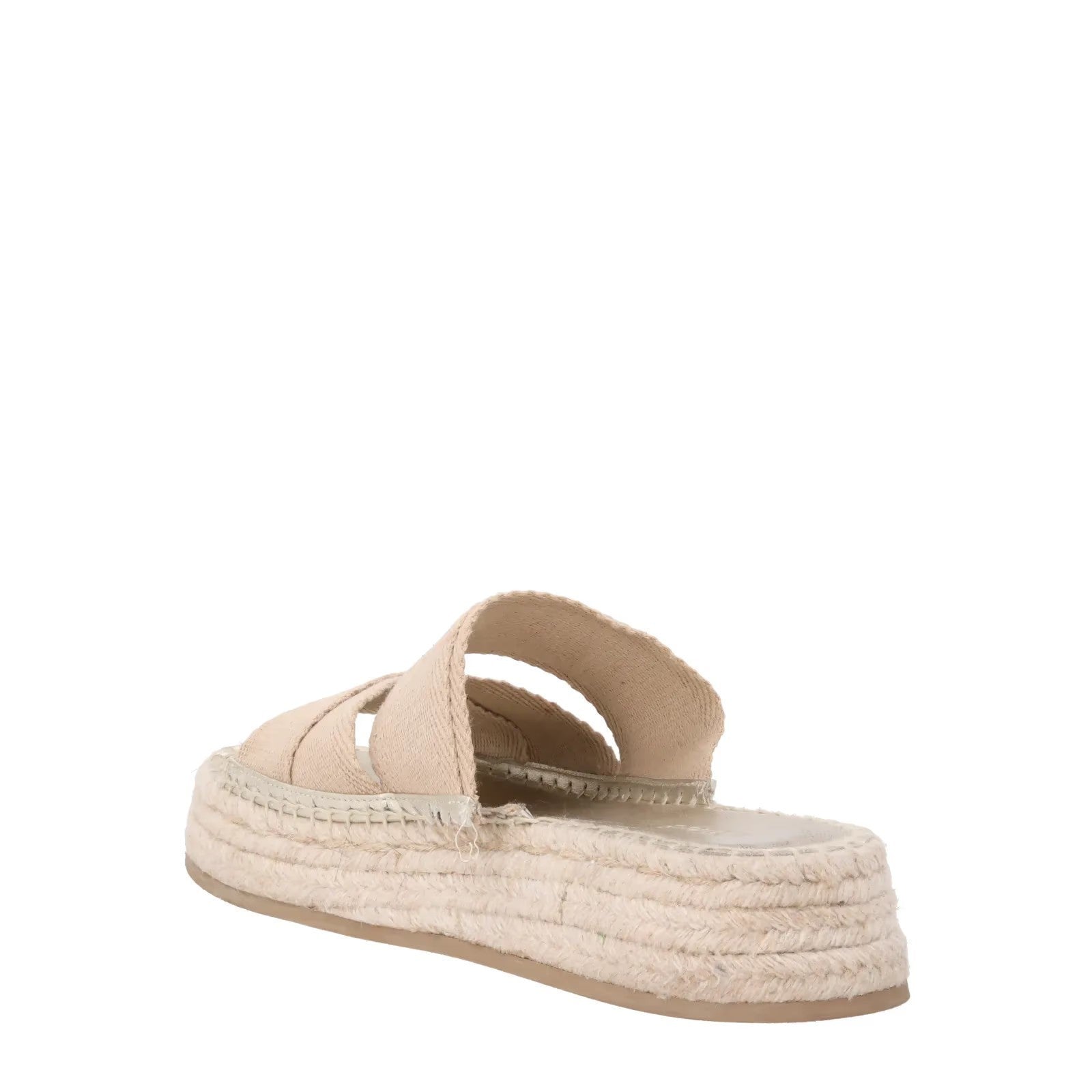 CHLOE Womens Mila Espadrille Flatform Slipper Beige Canvas Open Toe UK 5 RRP 462 — View 5