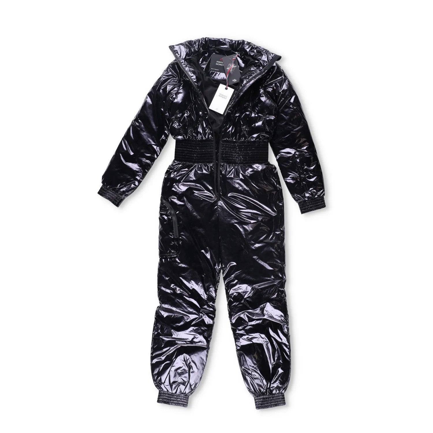 PERFECT MOMENT Womens Ski Suit Black Long Sleeve Nylon Snowsuit Size S RRP 950 — View 4