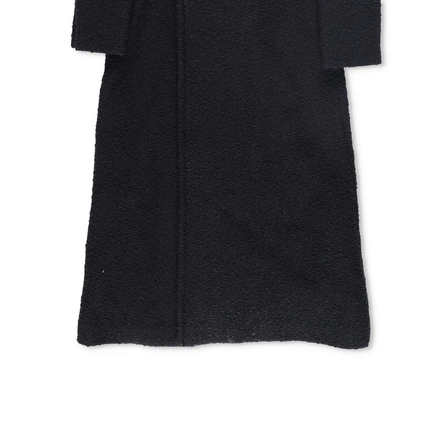 BOTTEGA VENETA Womens Black Double Breasted Overcoat Cotton Blend 38 RRP 3500 — View 4