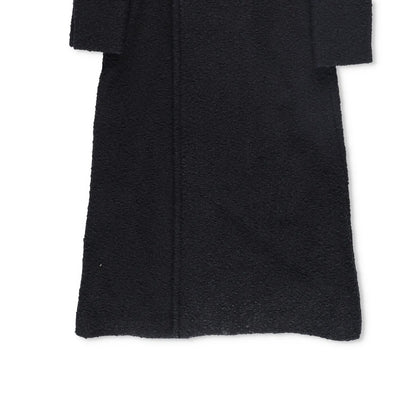 BOTTEGA VENETA Womens Black Double Breasted Overcoat Cotton Blend 38 RRP 3500 — View 4