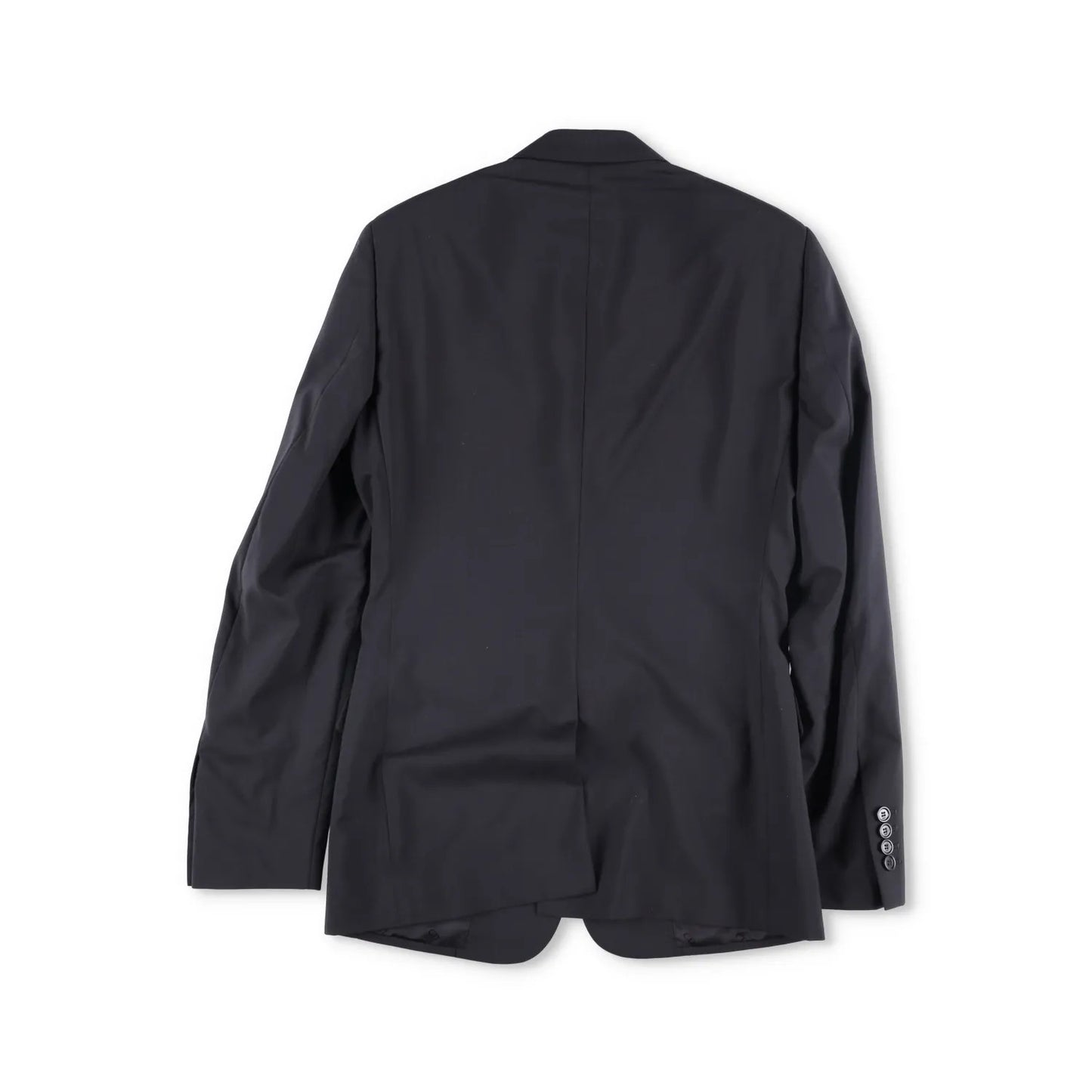 DIOR HOMME Mens Two Button Blazer Mid Length Black Jacket Size 46 R RRP 1500 — View 5