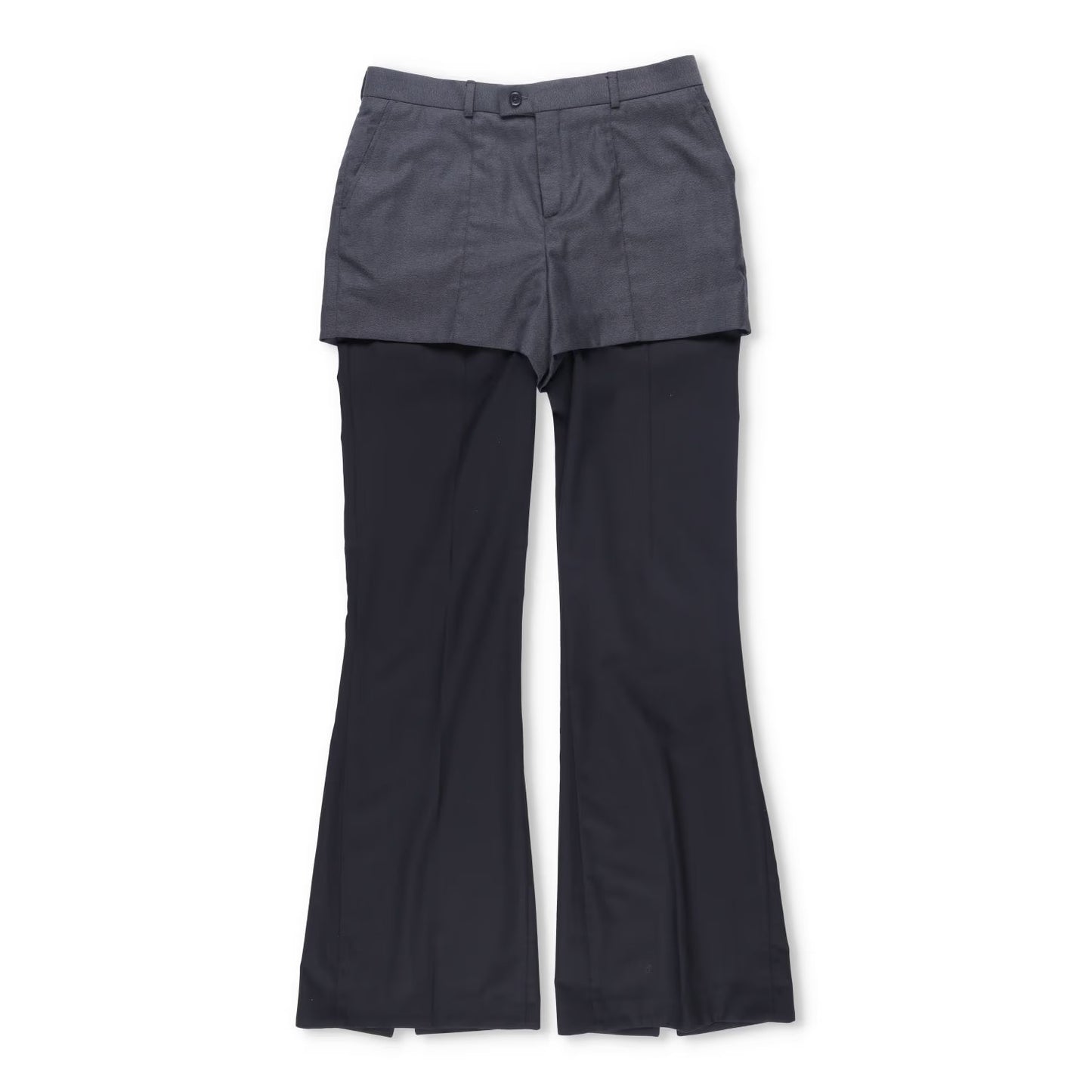 BETTTER Womens Double Waistband Trousers Black Grey Slim Leg Size M RRP 800