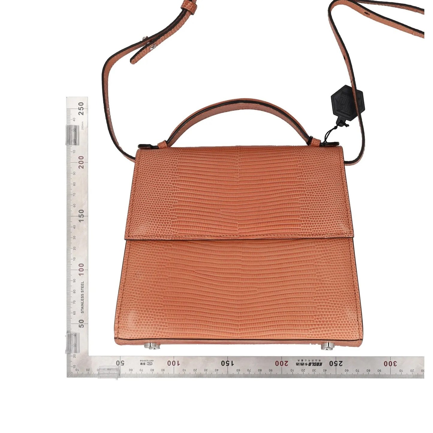 HUNTING SEASON Womens Top Handle Bag Structured Beige Leather Size S RRP 895 — View 10