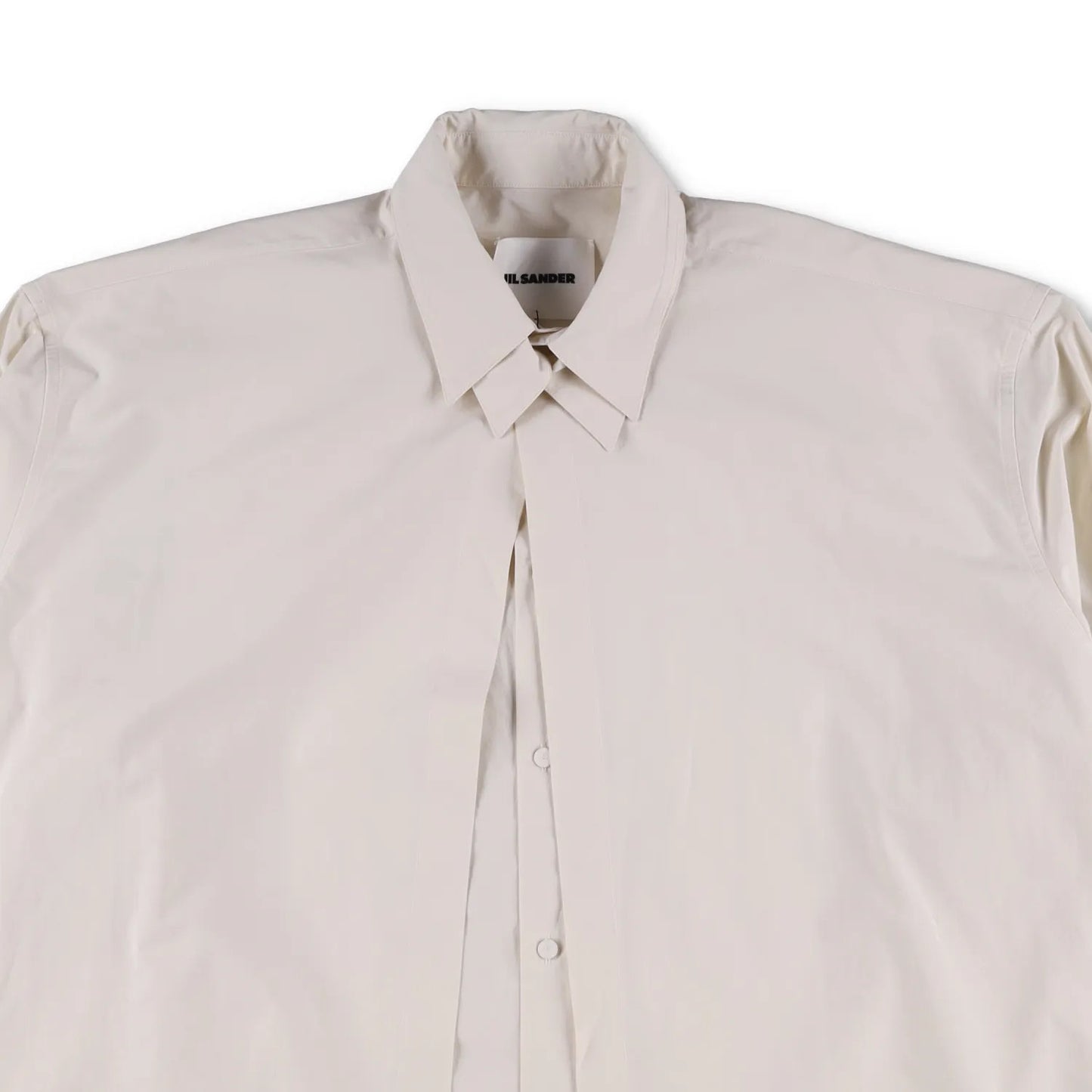 JIL SANDER Mens Button-Up Shirt Jewels Neutrals Collared Long Sleeve 42 RRP 1195 — View 2