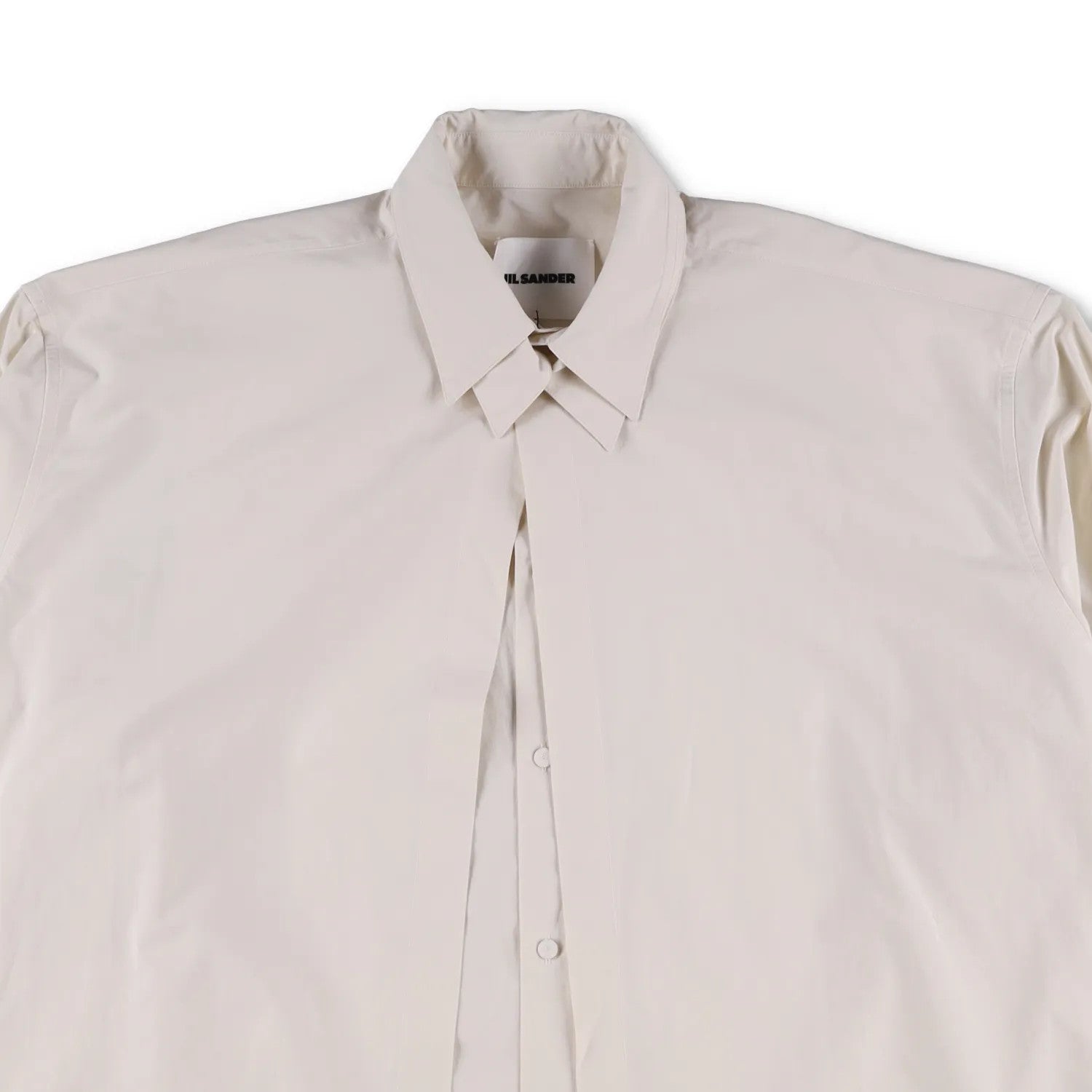 JIL SANDER Mens Button-Up Shirt Jewels Neutrals Collared Long Sleeve 42 RRP 1195 — View 2