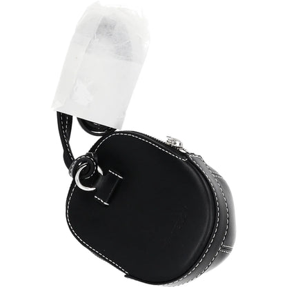 J.W. ANDERSON Womens Nano Cap Crossbody Bag Leather Black Size S RRP 295 — View 9