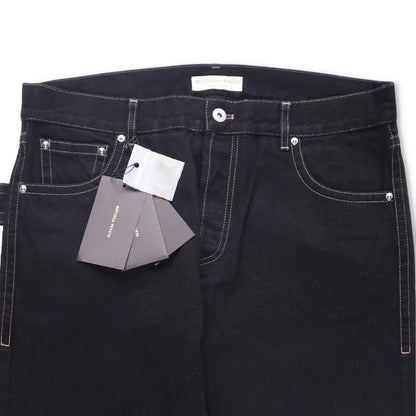 BOTTEGA VENETA Mens Denim Jeans Comfort Straight Leg Black Size 50 RRP 450 — View 5