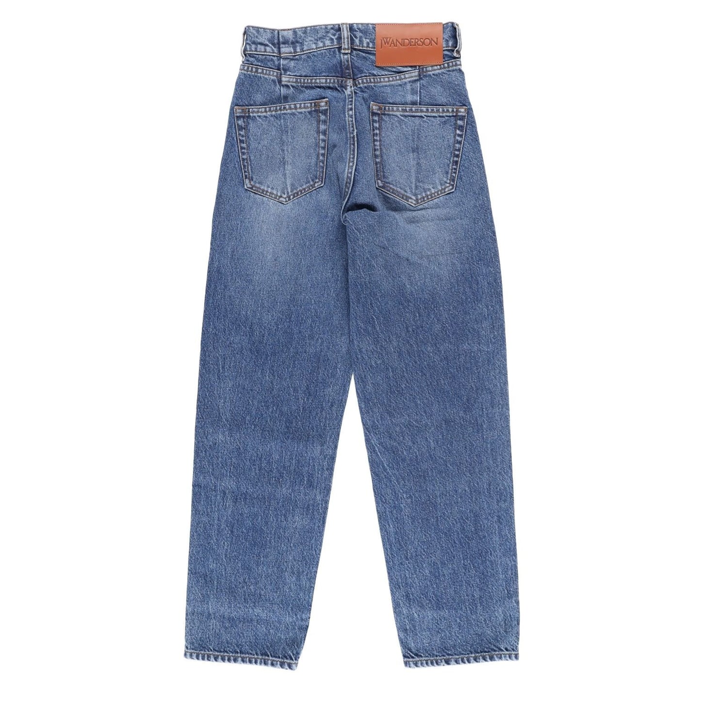J.W.Anderson Womens Cropped Straight Leg Jeans Blue Denim Size 24 RRP 415 — View 11