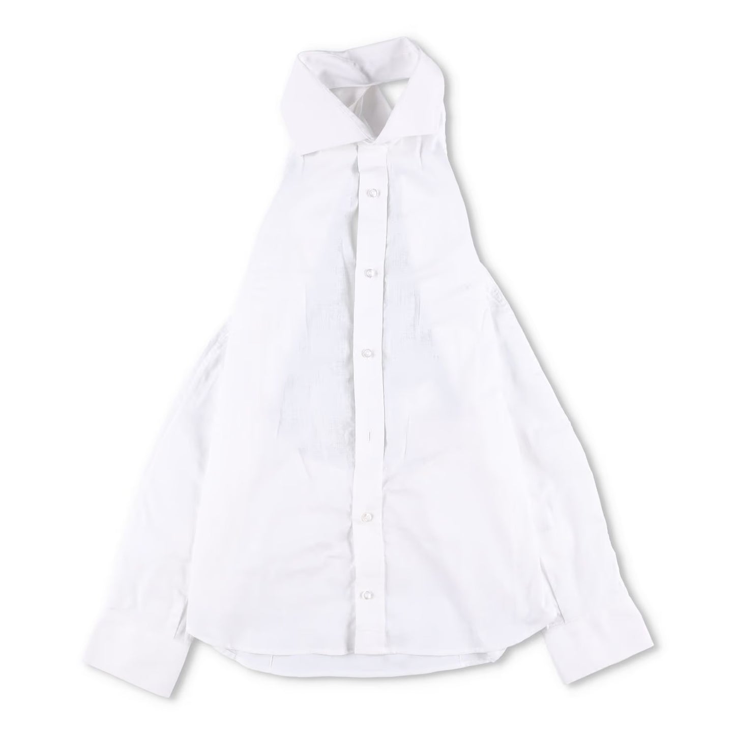 BETTTER X G&H Womens Kennedy Shirt Altered Front Bow Sleeveless White M RRP 378 — View 3